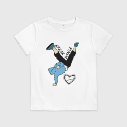 Детская футболка хлопок Я люблю Брейк-данс