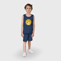 Детская пижама с шортами хлопок Иронизирующая монета с Доге - фото 2