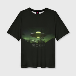 Женская футболка oversize 3D Секретные материалы и НЛО