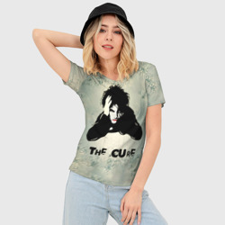 Женская футболка 3D Slim Роберт Смит - The Cure - фото 2