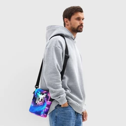 Сумка через плечо 3D Free Fire неоновый космос - фото 2