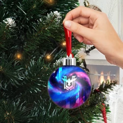 Ёлочный шар Free Fire неоновый космос - фото 2