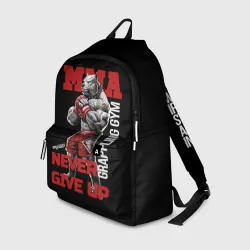 Рюкзак 3D MMA "never give Up" BK