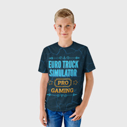Детская футболка 3D Игра Euro Truck Simulator: pro gaming - фото 2