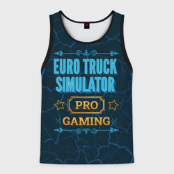 Мужская майка 3D Игра Euro Truck Simulator: pro gaming