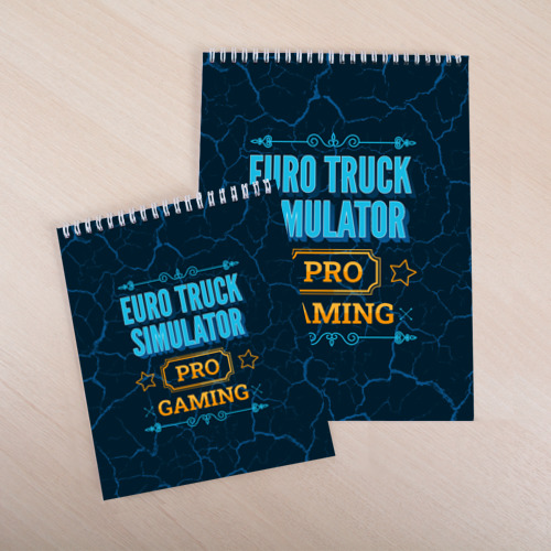 Скетчбук Игра Euro Truck Simulator: pro gaming, цвет белый - фото 4