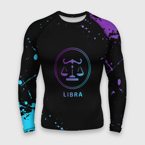 Мужской рашгард 3D libra - neon, цвет 3D печать