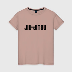 Женская футболка хлопок Jiu-Jitsu Shark