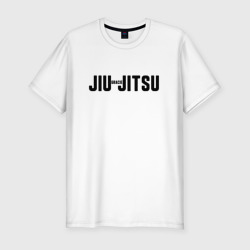 Мужская футболка хлопок Slim Jiu-Jitsu Shark