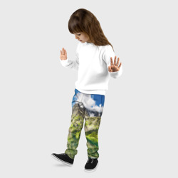 Детские брюки 3D Живописное горное озеро - фото 2
