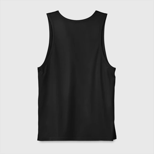 Мужская майка хлопок с принтом Грустно - и точка - картинка 2 Мужская майка хлопок Грустно - и точка - фото 2