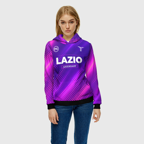 Женская толстовка 3D Lazio legendary sport grunge, цвет 3D печать - фото 3