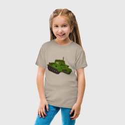 Детская футболка хлопок Самый обычный танк - фото 2