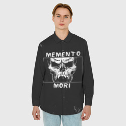 Мужская рубашка oversize 3D Skull - Memento mori - фото 2