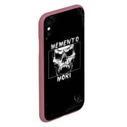 Чехол для iPhone XS Max матовый Skull - Memento mori - фото 2