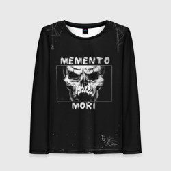 Женский лонгслив 3D Skull - Memento mori