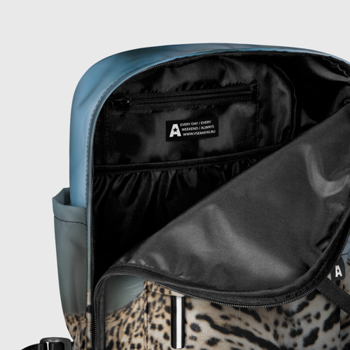 Женский рюкзак 3D Леопард африканский - фото 6