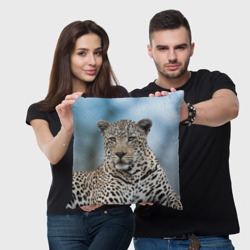 Подушка 3D Леопард африканский - фото 2