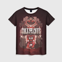 Женская футболка 3D Dark Cult Of The Cats