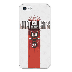 Чехол для iPhone 5/5S матовый White Cult Of The Cats