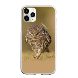 Чехол для iPhone 11 Pro Max матовый Штош - мем - совёнок