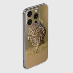 Чехол для iPhone 15 Pro Max силиконовый с защитой камеры Штош - мем - совёнок - фото 2