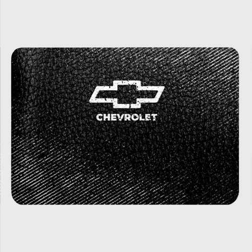 Картхолдер с принтом Chevrolet с потертостями на темном фоне - фото 4