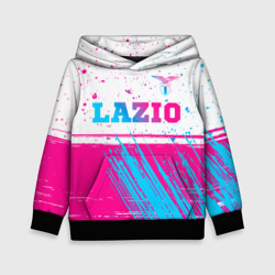 Lazio neon gradient style: символ сверху – Детская толстовка 3D с принтом купить со скидкой в -20%