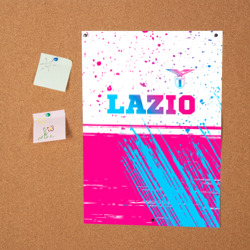 Постер Lazio neon gradient style: символ сверху - фото 2