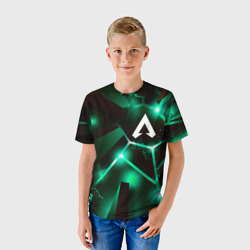 Детская футболка 3D Apex Legends разлом плит - фото 2