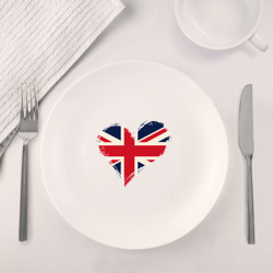 Набор: тарелка + кружка Сердце - Британия - фото 2