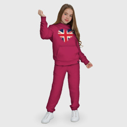 Детский костюм с толстовкой хлопок Сердце - Британия - фото 2