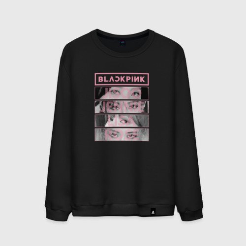 Мужской свитшот хлопок Blackpink k-POP band, цвет черный