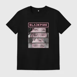 Мужская футболка хлопок Blackpink k-POP band