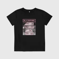 Детская футболка хлопок Blackpink k-POP band