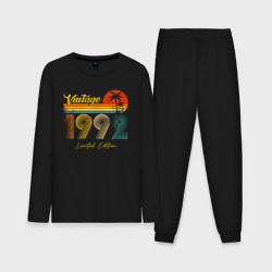 Мужская пижама с лонгсливом хлопок Винтаж 1992