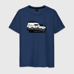 Бездорожье без дорог – Мужская футболка хлопок с принтом купить со скидкой в -20%