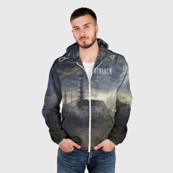 Мужская ветровка 3D Stalker Дорога к ЧАЭС - фото 2
