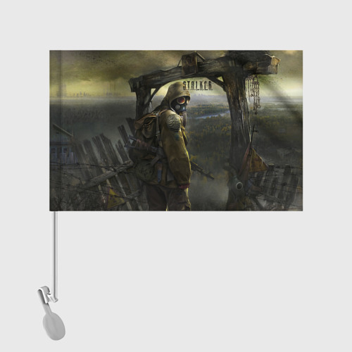 Флаг для автомобиля Stalker Тень Чернобыля Постер - фото 2