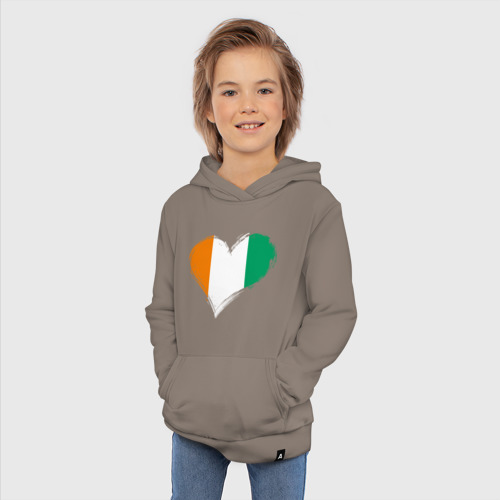Детская толстовка хлопок с принтом Сердце - Ирландия, фото #4