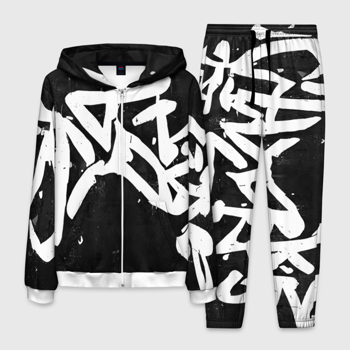 костюм с иероглифами