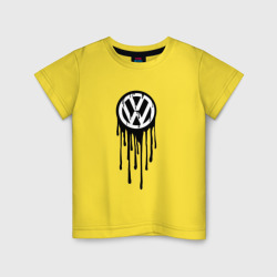 Детская футболка хлопок Volkswagen - art logo