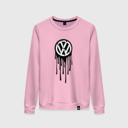 Женский свитшот хлопок Volkswagen - art logo