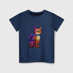 Детская футболка хлопок Stray pixel art