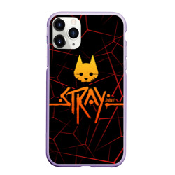 Чехол для iPhone 11 Pro матовый Stray cat игра блуждающий кот