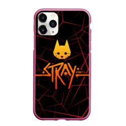 Чехол для iPhone 11 Pro Max матовый Stray cat игра блуждающий кот