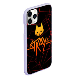 Чехол для iPhone 11 Pro матовый Stray cat игра блуждающий кот - фото 2