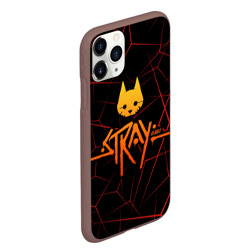 Чехол для iPhone 11 Pro Max матовый Stray cat игра блуждающий кот - фото 2