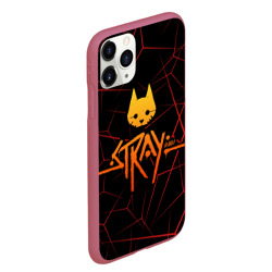 Чехол для iPhone 11 Pro Max матовый Stray cat игра блуждающий кот - фото 2