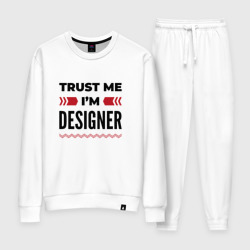 Женский костюм хлопок Trust me - I'm designer